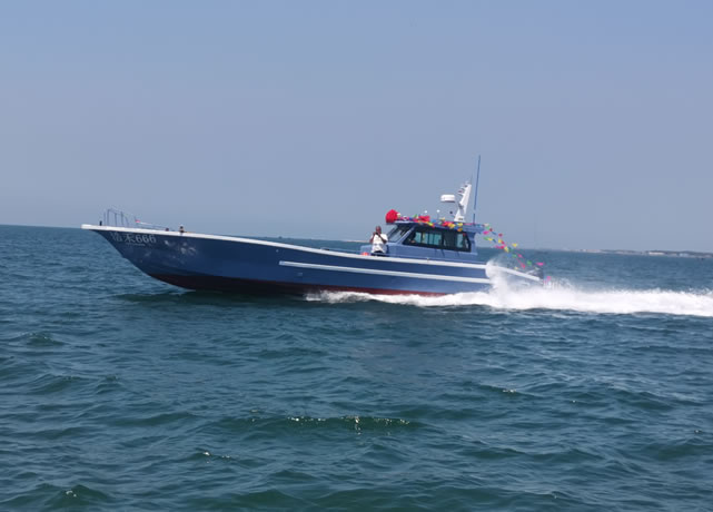 14.88m working transport boat